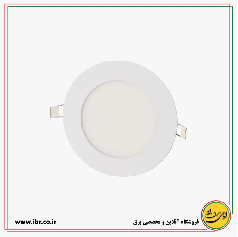 پنل گرد اسلیم توکار 9 وات